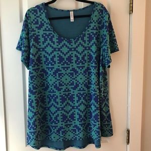 3XL Lularoe Classic T - Jacquard Fabric